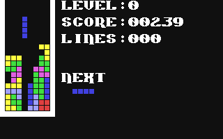Tetris (Bobosoft) Screenshot 1